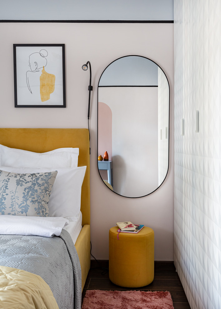 Цвет и геометрия в квартире для юной девушки