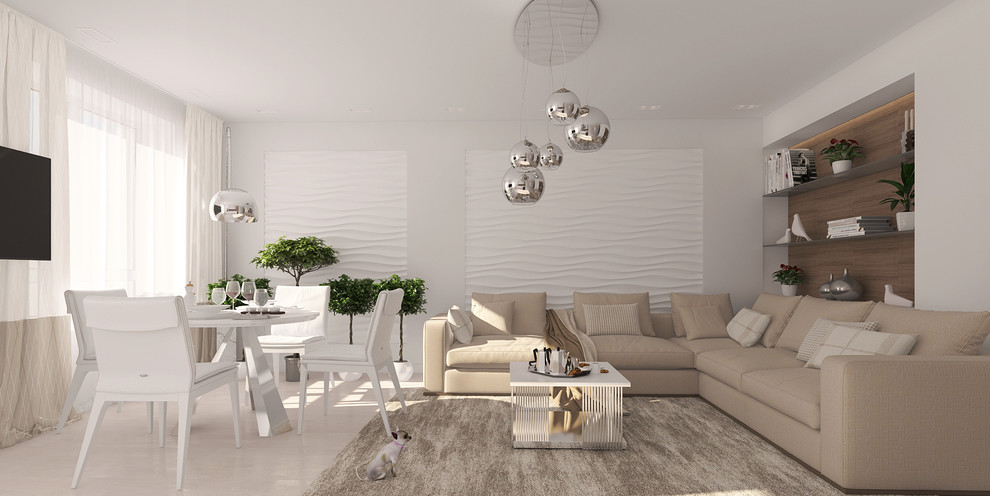 Дизайн-проект интерьера квартиры 90 кв.м в жилом доме бизнес-класса "La Grande"