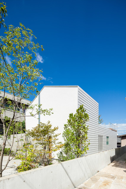 Mt-HOUSE contemporaneo-fachada