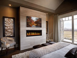 Contemporary Bedroom by Fireplace Stone & Patio