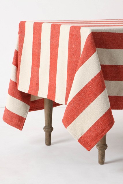 Awning Stripe Table Cloth