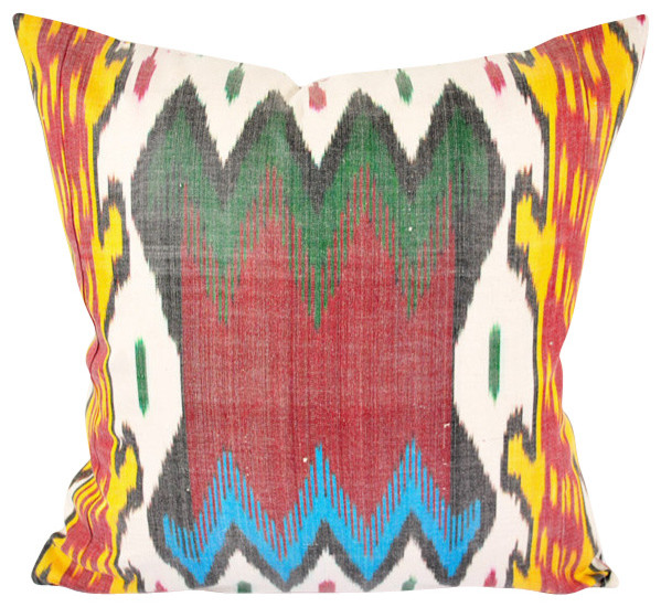 Marco Polo 20" Ikat Pillow Cover
