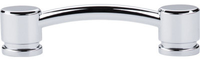 Oval Thin Pull 3 3/4" (c-c) - Polished Chrome