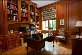 Tangley - Traditional - Home Office - Houston - by Three Doors LLC