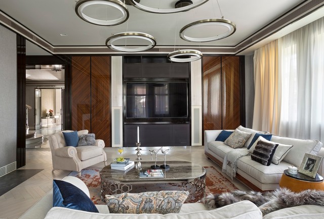 дом 420 кв м contemporain-salon