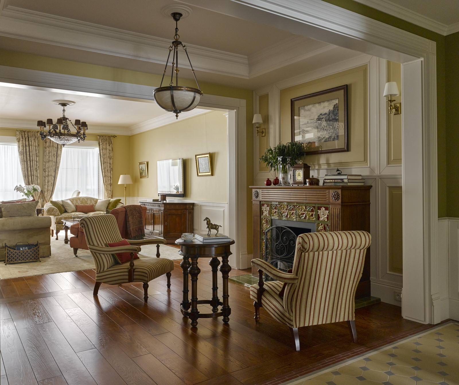 Фотосъемка интерьера квартиры на Весковском переулке для SALON Классика