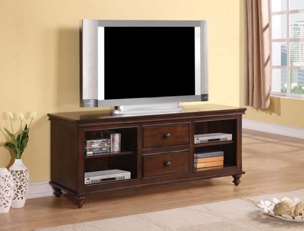 Acme Furniture - Basilia TV Stand in Dark Cherry - 91036
