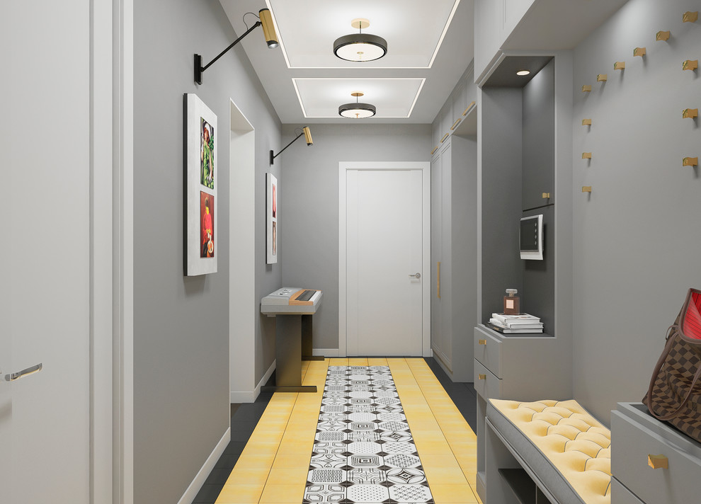 Квартира в сером цвете