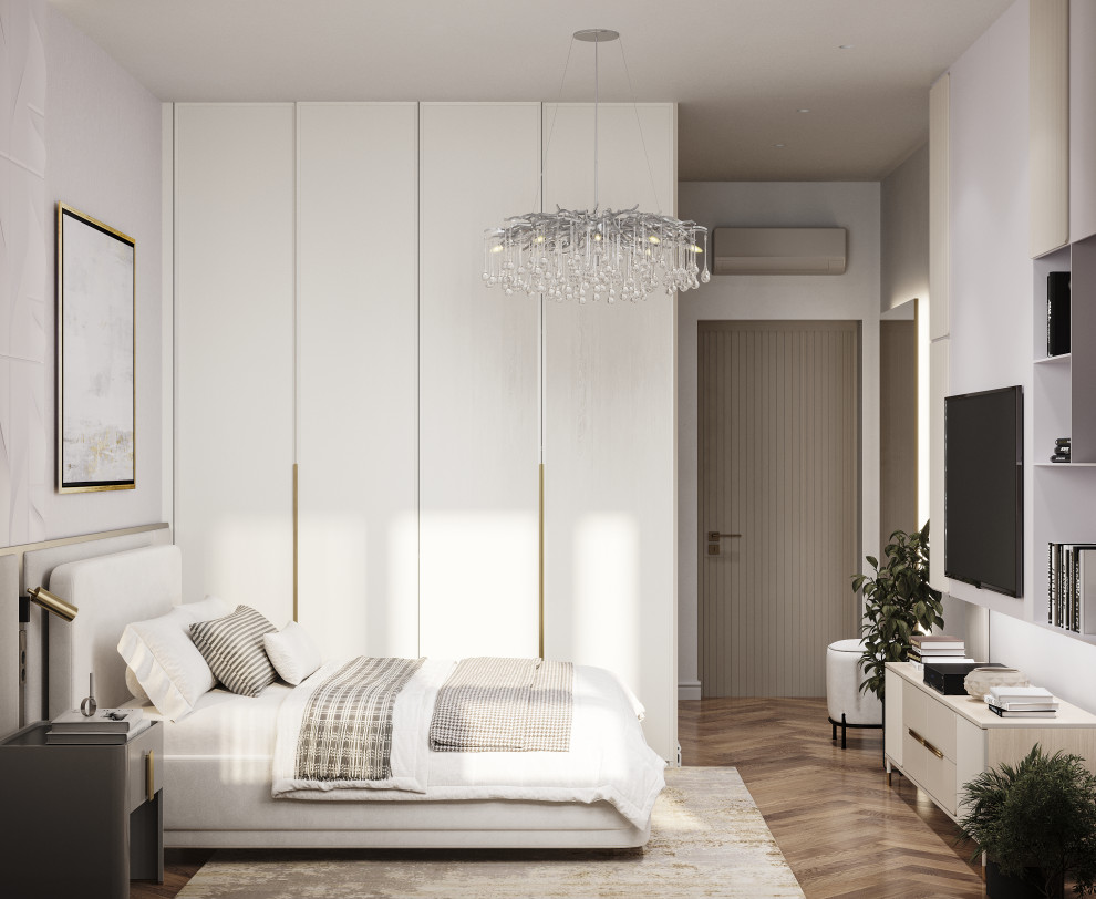 Проект 3-х комнатной квартиры THE WHITE SAVANNAH