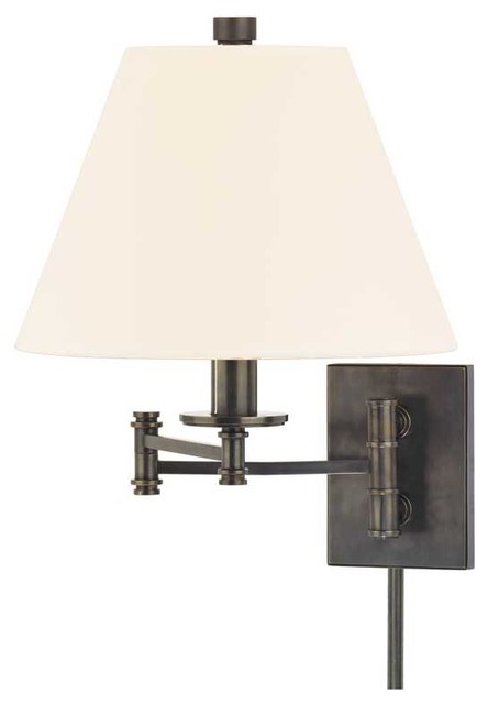 Hudson Valley Claremont D-1 Light Wall Sconce in Old Bronze