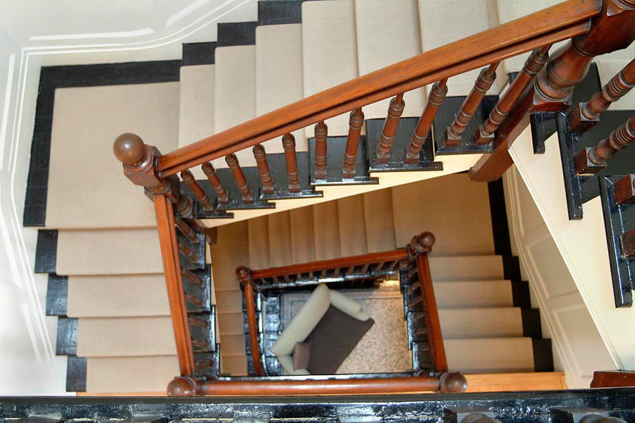 Photo of a traditional staircase in New York.