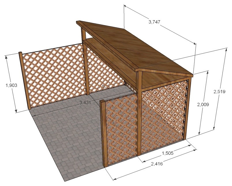 МАФ - дровеник