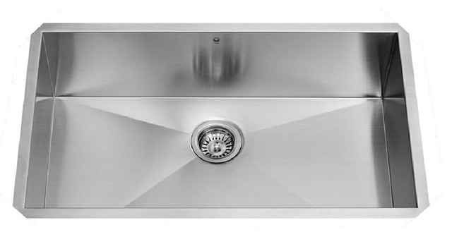 VIGO 30-inch Undermount Stainless Steel 16 Gauge Single Bowl Kitchen Sink