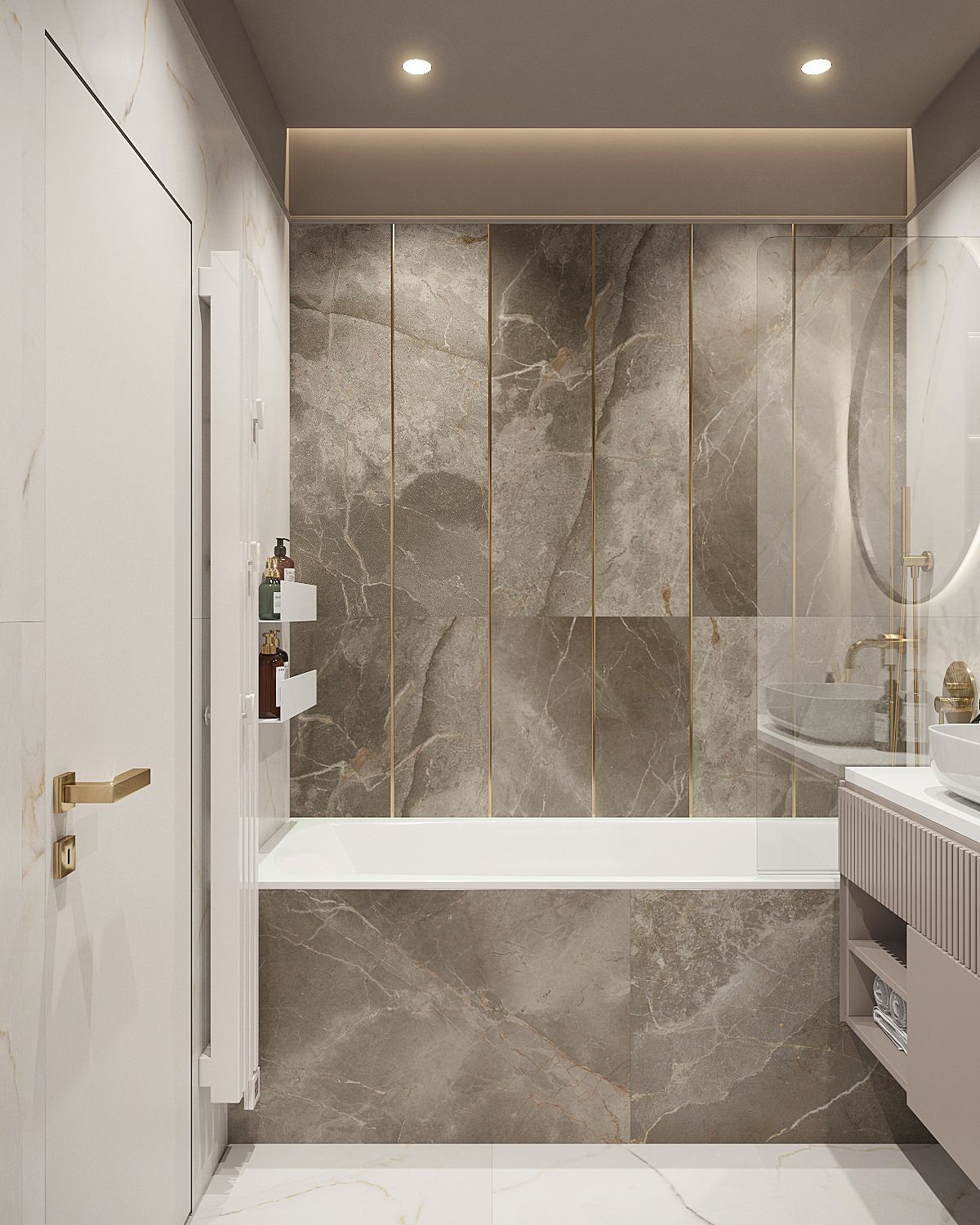 Элегантная современная трехкомнатная квартира