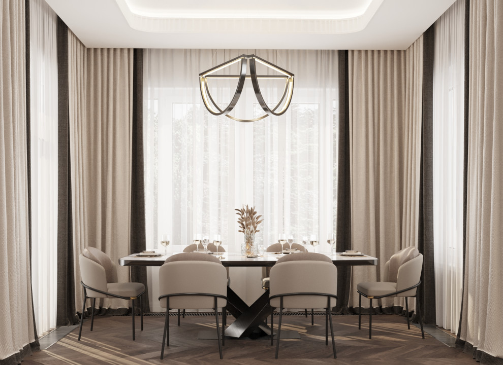 Дизайн загородного дома 285м2 КП Новые Вешки