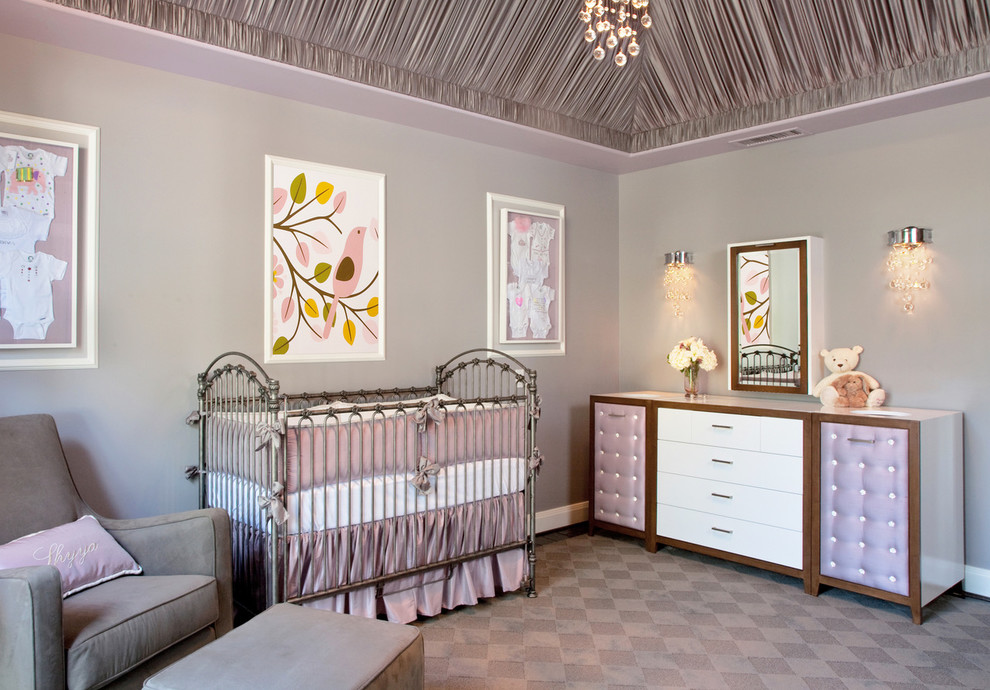 Photo of a traditional nursery in Orange County.