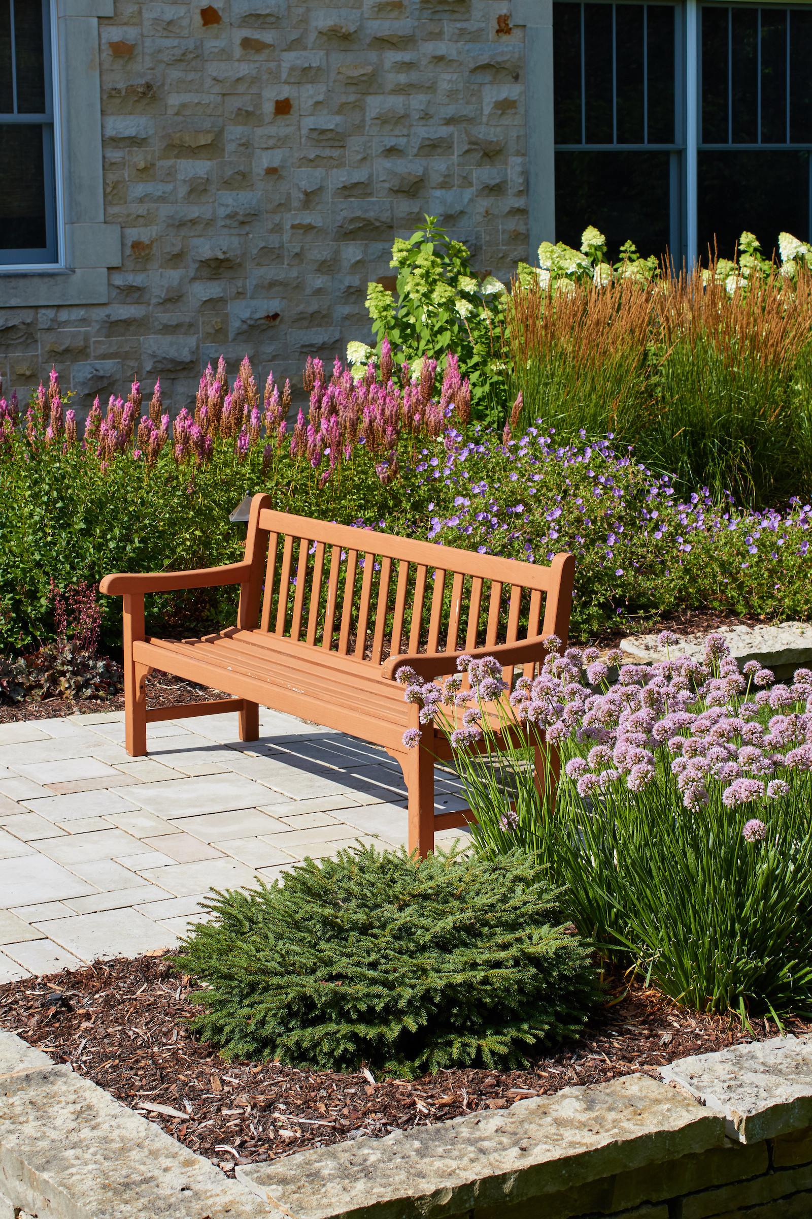 Contemporary Front Yard Landscape - Brookfield