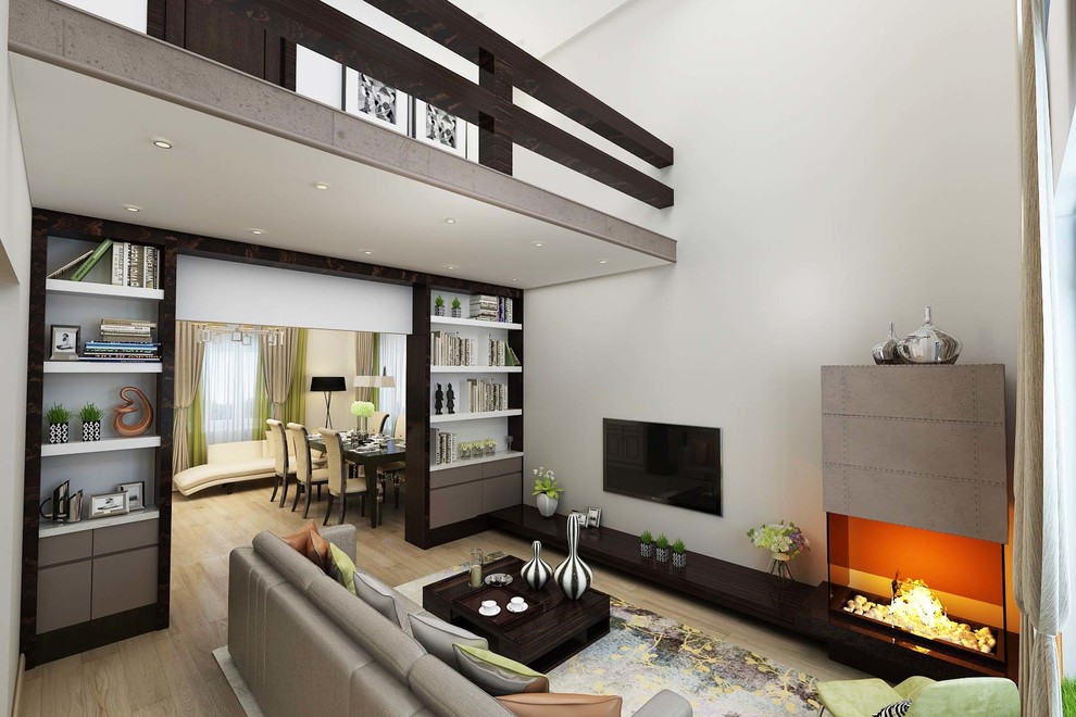 Дизайн-проект коттеджа в поселке Сухой