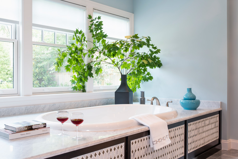 Inspiration for a transitional bathroom remodel in DC Metro