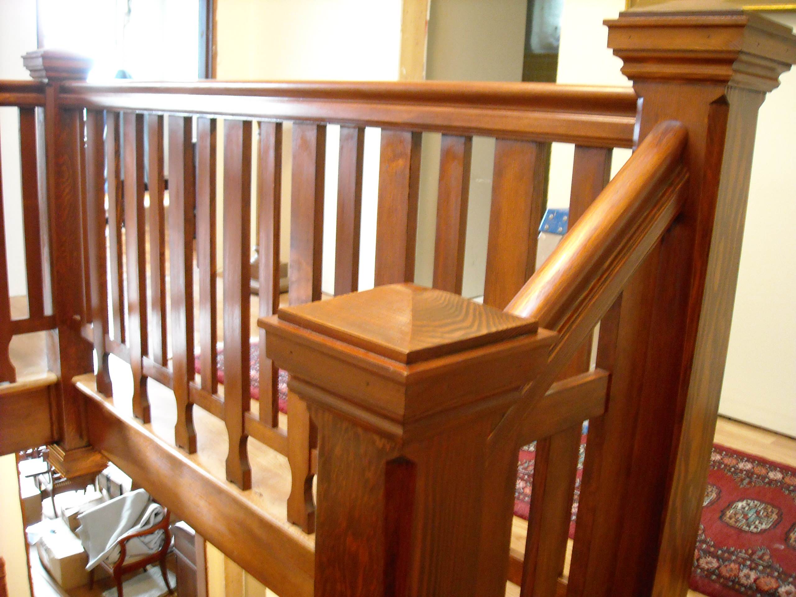 Queen Anne Custom Staircase Railing