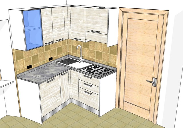 CUCINA AD ANGOLO DIFFICILE 