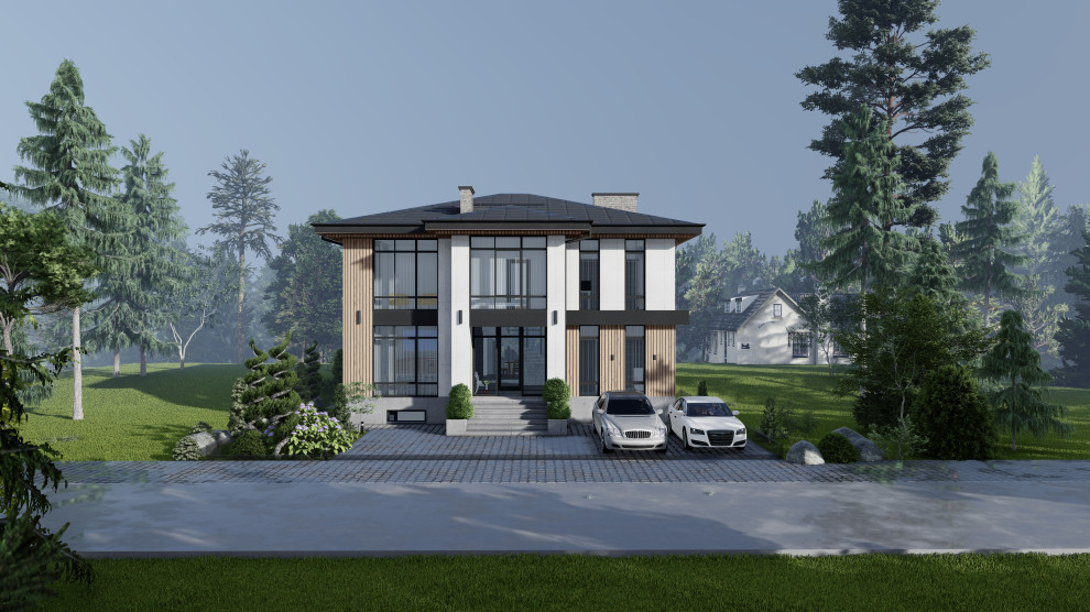 Дом в современном стиле.