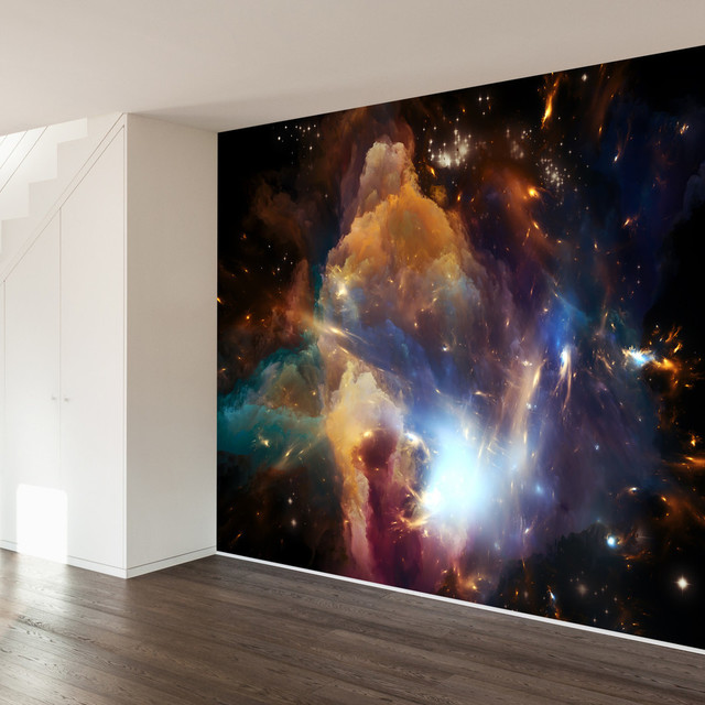 Wall Mural Decal in the dawn of the cosmos wall mural decal - contemporary - wall Wall Mural Decal in the dawn of the cosmos wall mural decal - contemporary - wall