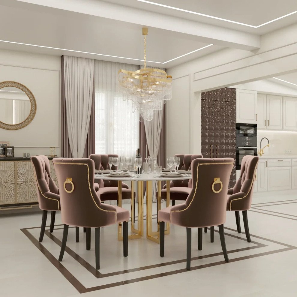 Частный дом, дизайн-проект неоклассика