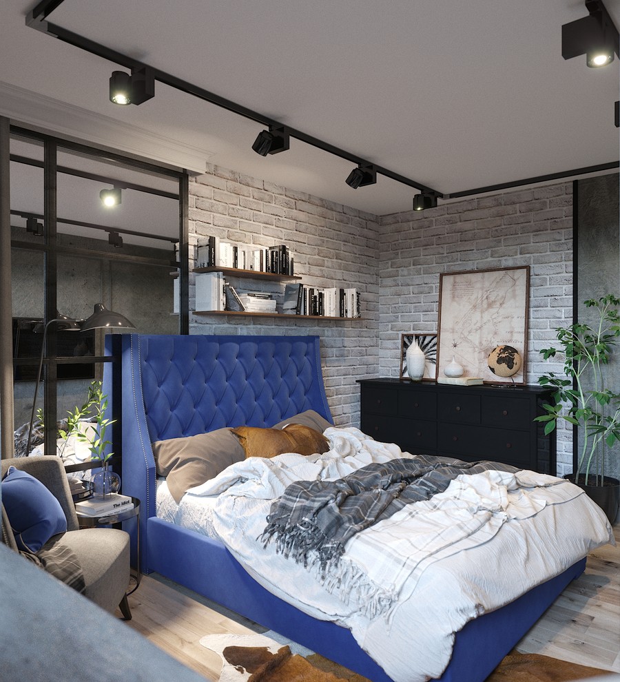 Интерьер спальни на Попова