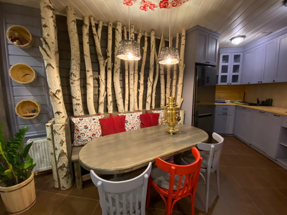 Реализованный проект бани по народным мотивам