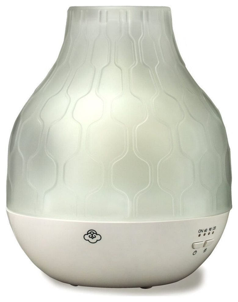 Serene House Ultrasonic Aroma Diffuser | Loch White Glass/150ml