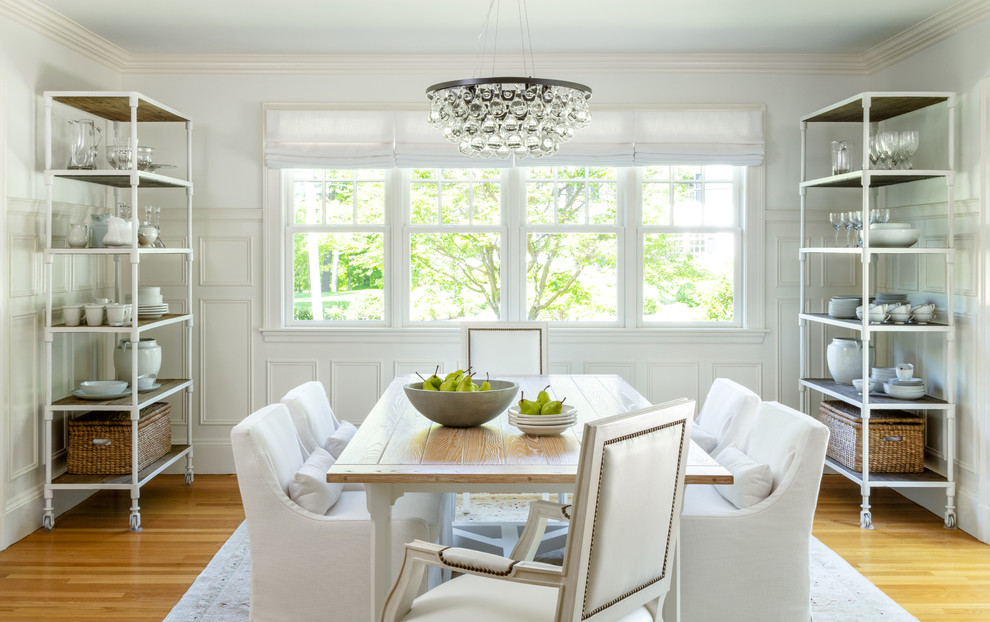 Inspiration for a dining room remodel in Boston