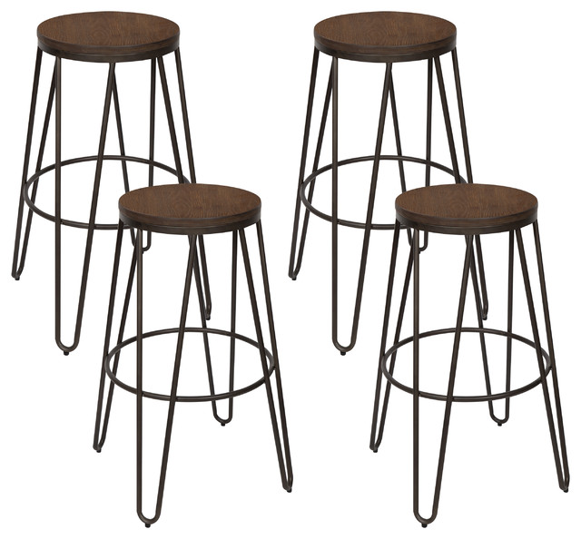 bar stools with bronze legs