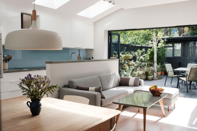 Crouch End - Ground Floor Extension skandinavisk-vardagsrum