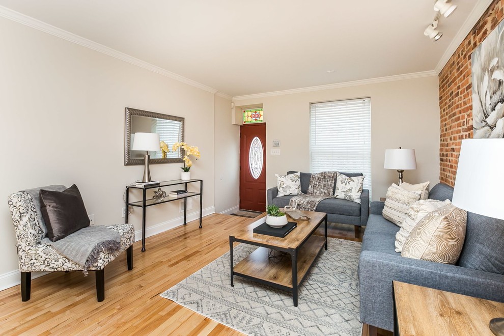 Transitional home design photo in Baltimore