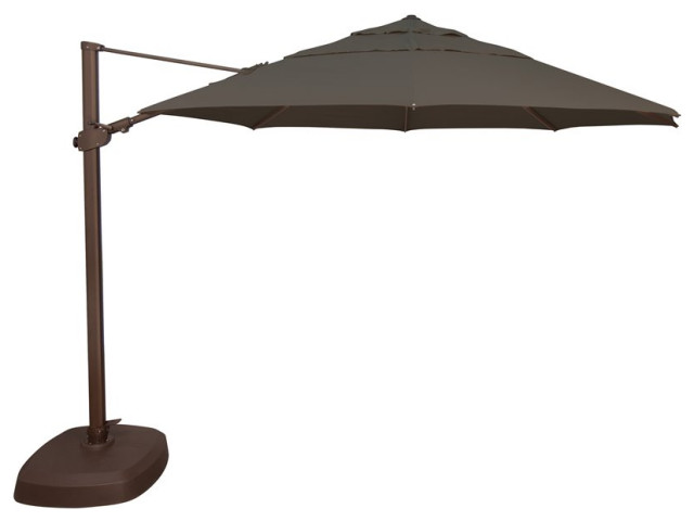 Simply Shade Fiji 11.5' Octagonal Sunbrella Patio Umbrella in Black -  Contemporary - Outdoor Umbrellas - by Homesquare | Houzz