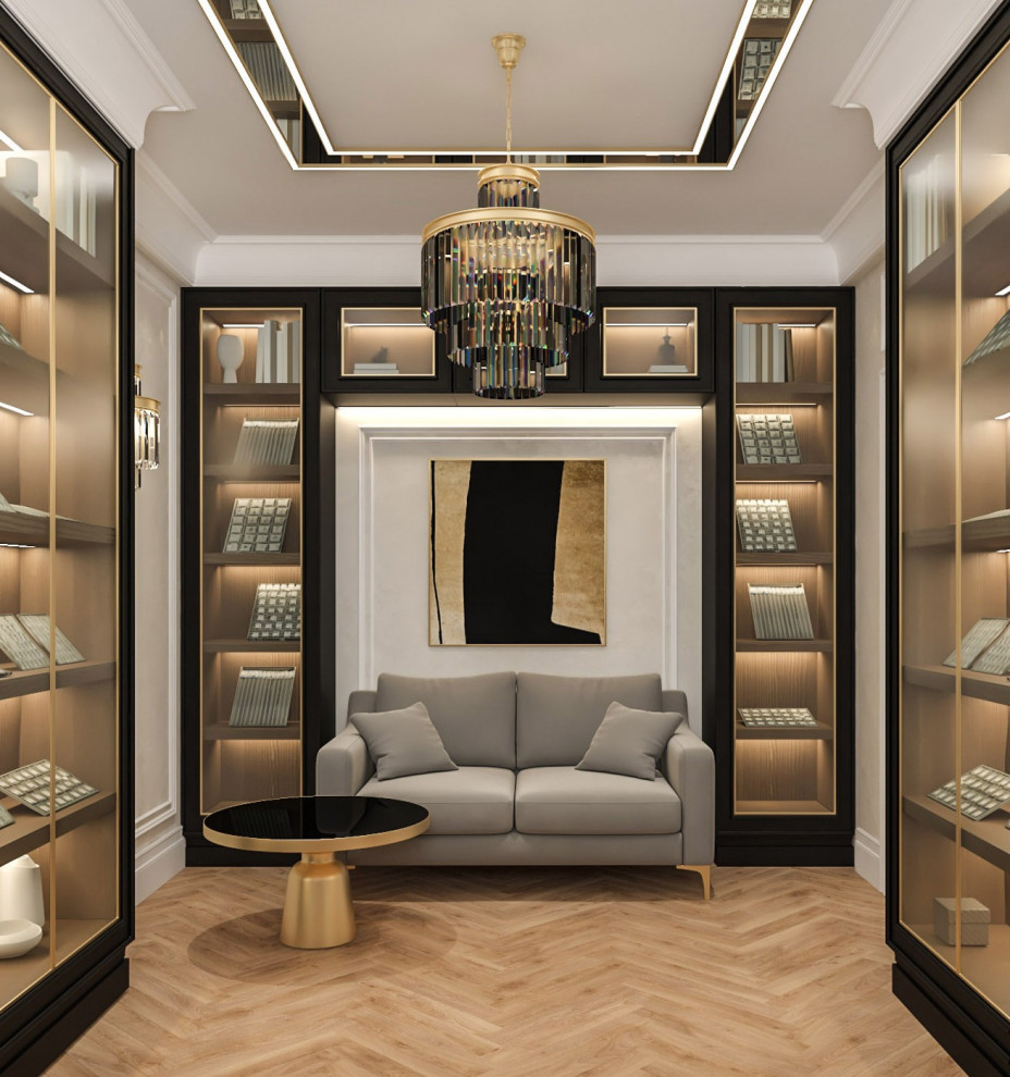 Интерьер кабинета - Ювелирного бутика . Таунхаус в КП " Образцово "