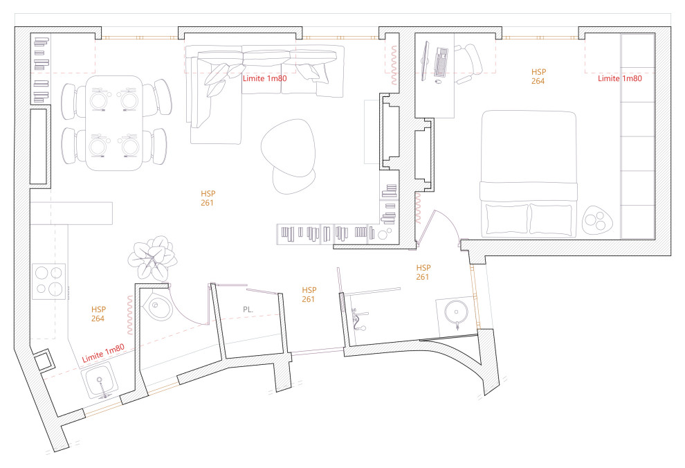 Projet (Option 1) - Plan d'aménagement