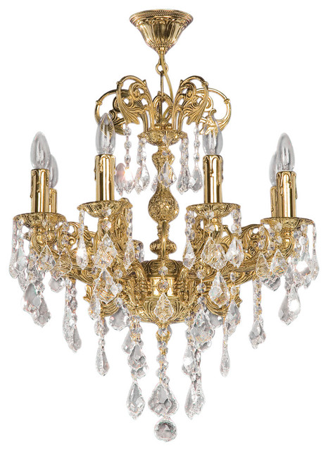 Rodas 8 Light Brass Chandelier Victorian Chandeliers By Klobe Rodas 8 Light Brass Chandelier Bright Patina