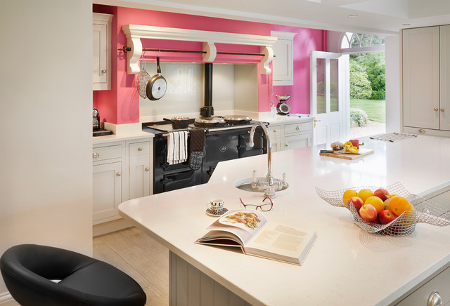A Bespoke Open Plan - Shaker 2 x Tone Painted Kitchen transitional-kitchen