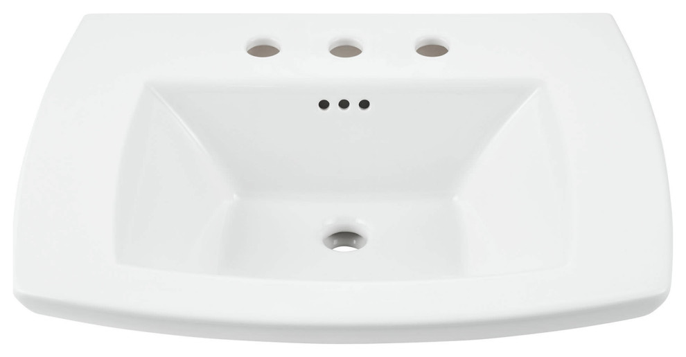edgemere 25 inch console bathroom sink