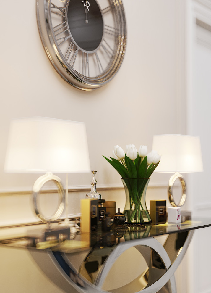 Выдержанный интерьер в неоклассическом стиле