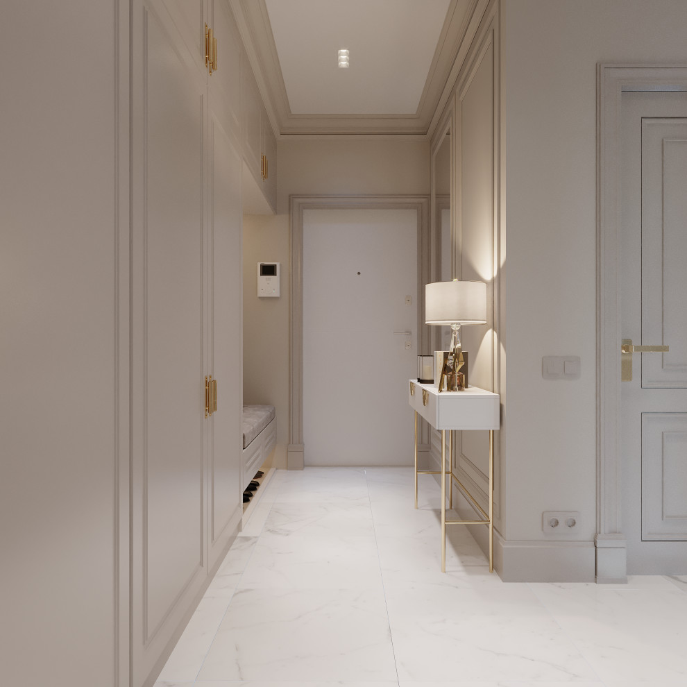 Светлый интерьер в классическом стиле