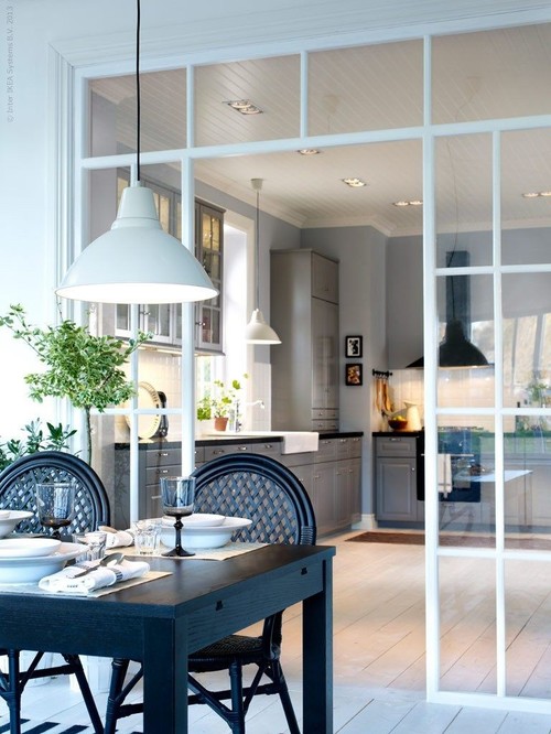 Parete vetrata cucina Parete vetro cucina