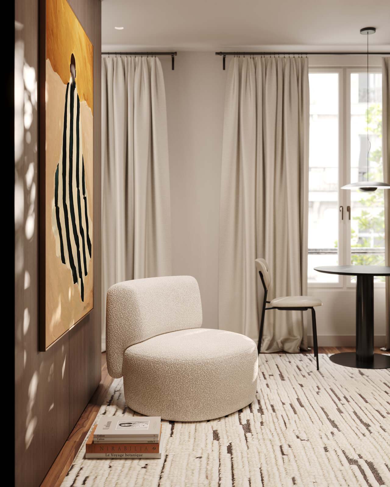 Projet d'intérieurs d'un studio à Paris