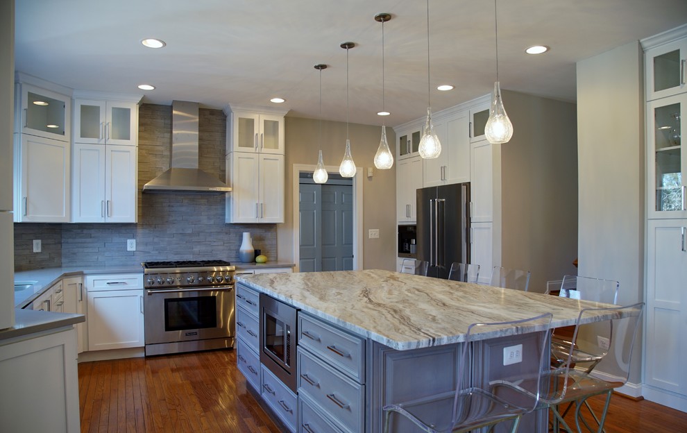Inspiration for a transitional kitchen remodel in DC Metro