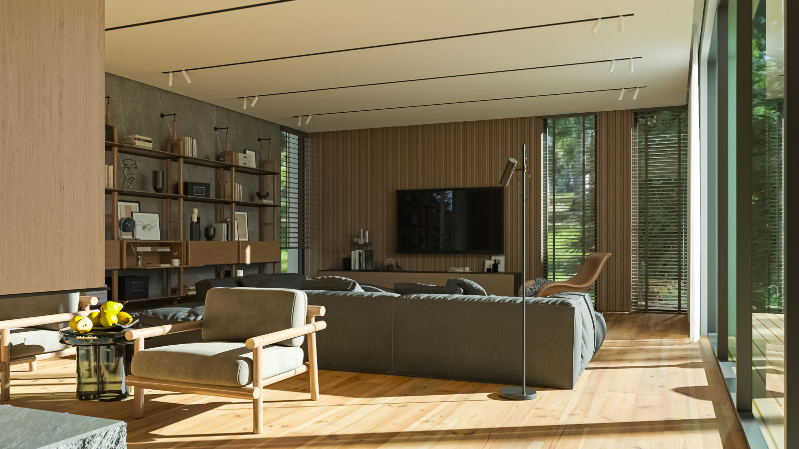 Интерьер загородного дома в загородном посёлке "Оберег".