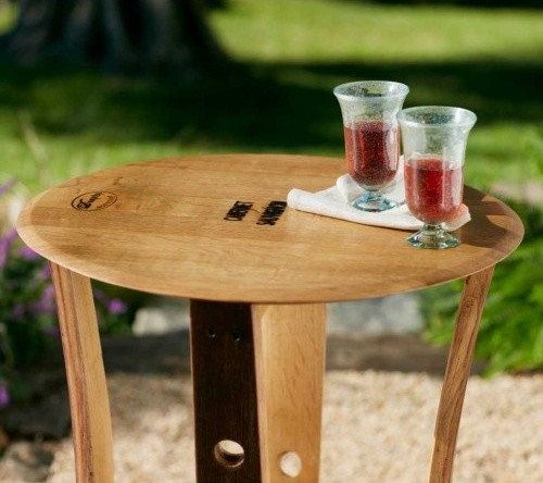 Barrel Stave Café Table