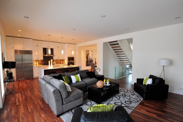 Piano Kitchen contemporaneo-salon