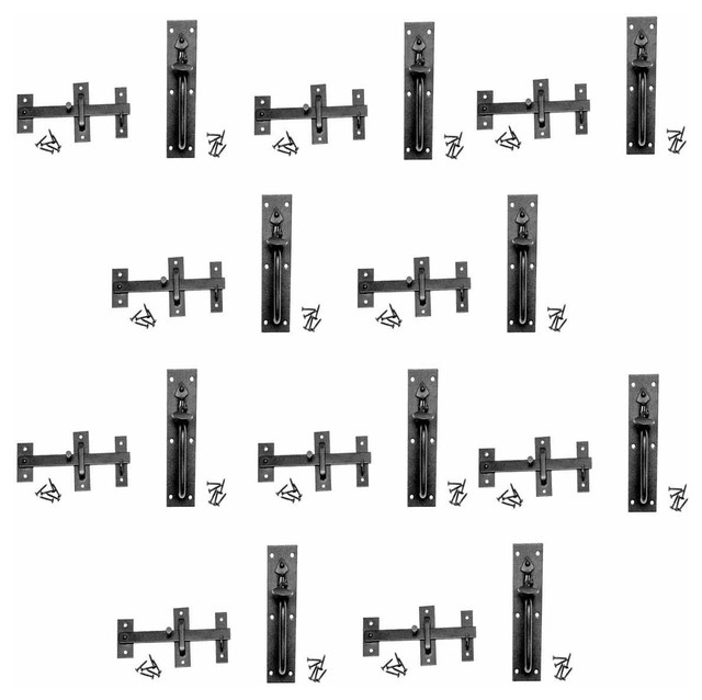 Black Iron Gate Door Latch Lock Norfolk Door Latches Hardware